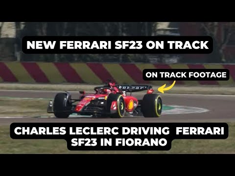 New Ferrari SF23 first time on track in Fiorano | Track Footage