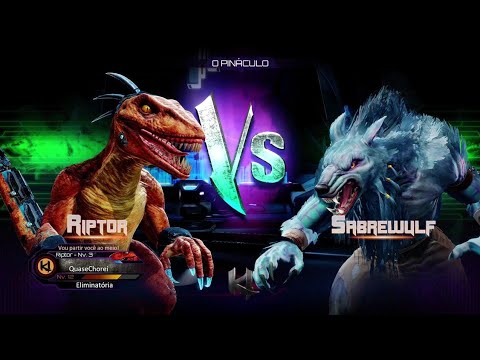 Riptor vs Sabrewulf (Hardest AI) - Killer Instinct