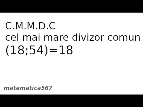 Cel mai mare divizor comun
