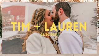 Tim + Lauren | Wedding Highlight Film | The Barn on Bridge