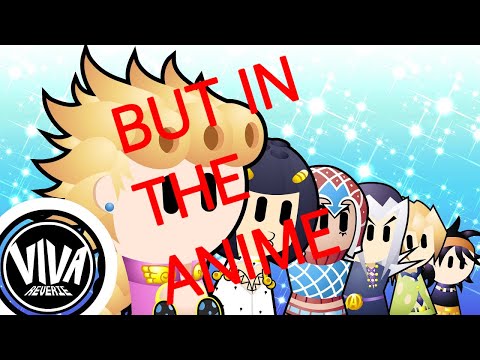 JoJo’s Bizarre Adventure Golden Wind Really Really Fast But In The Anime