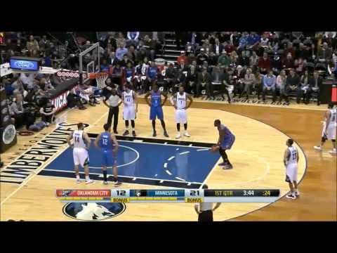 Kevin Durant vs Minnesota Timberwolves 2013.11.01