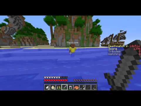 Minecraft﻿:Hunger Games Ep 185 solo round on Bajans server w/tesk187