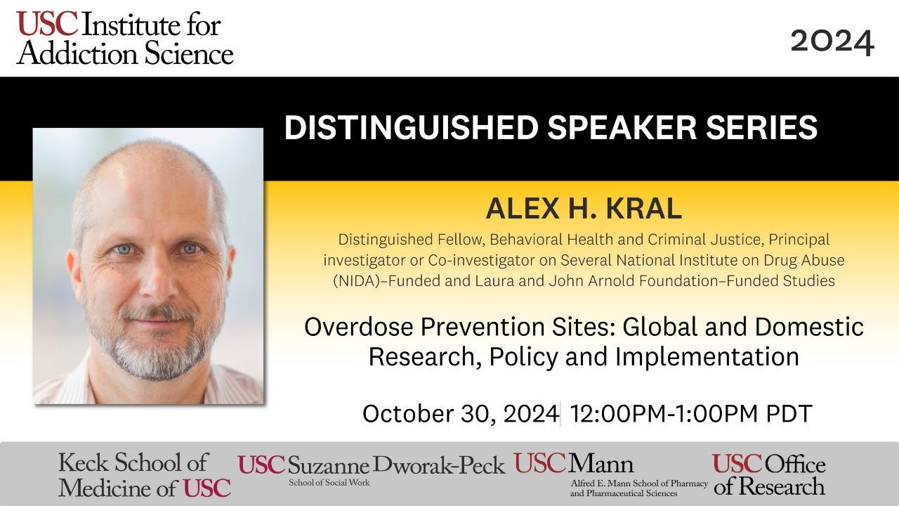 IAS Distinguished Speaker Series - Alex H. Kral, PhD - YouTube