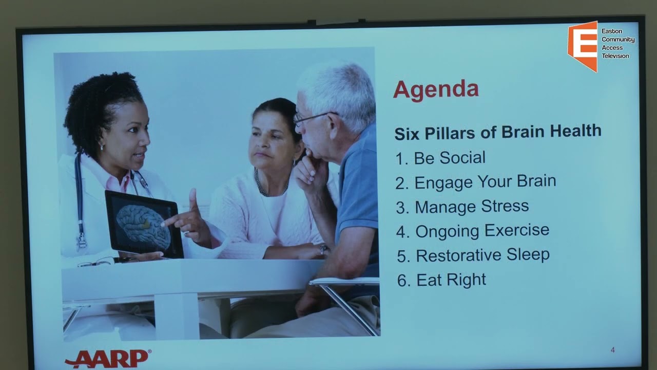 AARP 6  Pillars of Brain Health Seminar 6/26/23