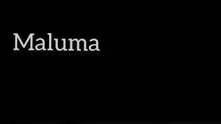 Maluma - Unfollow  (letra)