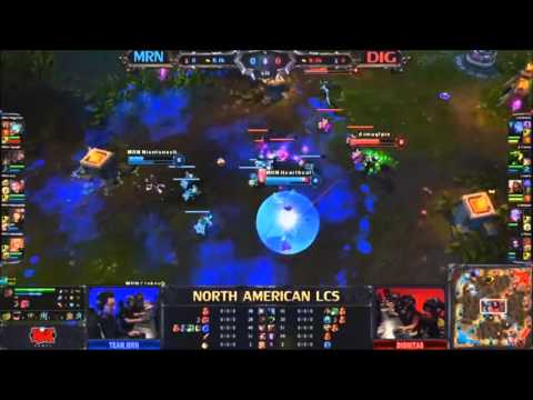Team MRN vs Dignitas - LCS 2013 NA Spring W7D2