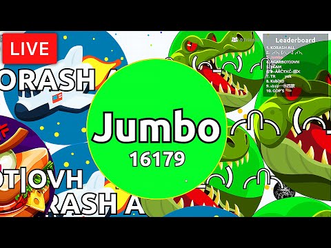 Playing Agar.io Live - ''World Record'' SOLO GAMEPLAY