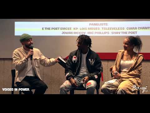 Tsleeveless & Ciara Chantelle at A Poetry Panel | Voices In Power | Mar 2023