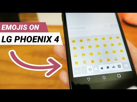 LG Phoenix 4 - What Do the Emojis Look Like?