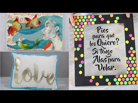 ManosalaObraTv 2018 Programa 63 - Cuadro con Granoulage y Lacas - Marco Glow - Laminas y Vinilos