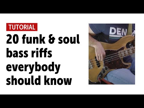 20 funk & soul bass riffs everybody should know