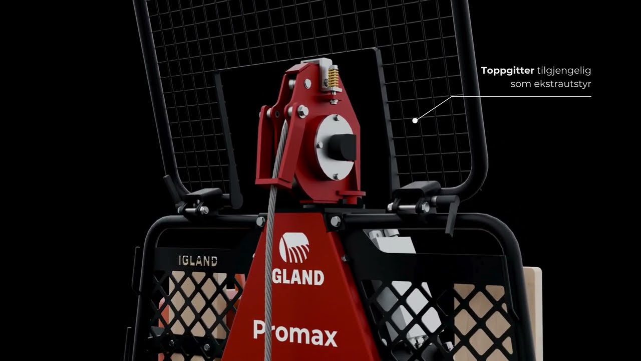 IGLAND ProMax 68 erdészeti csörlő – professzionális, 6,8 tonna húzóerővel