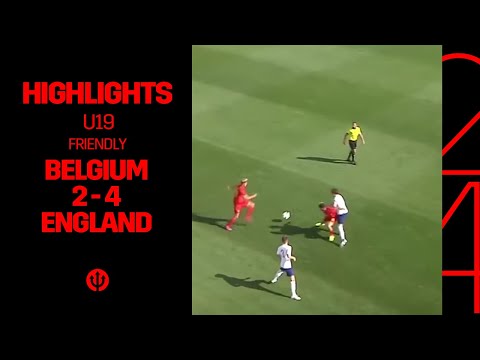 #U19 | Friendly | Belgium - England 2-4