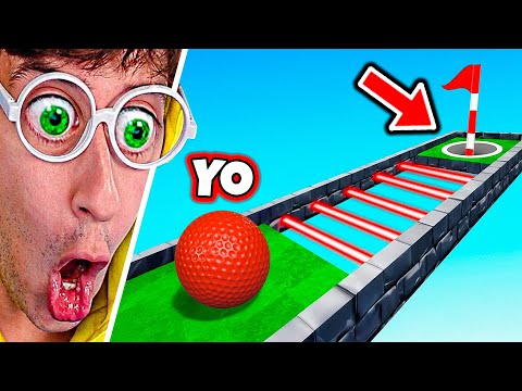 SÓLO HOYO en UNO 😂⛳! (imposible) - GOLF IT #20 TEKENDO