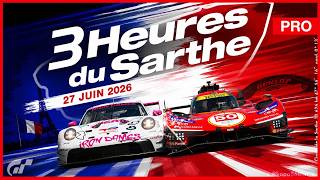 【観戦実況】PRO CLASS ル・マン3時間耐久レース【グランツーリスモ7】