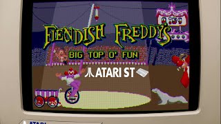Fiendish Freddy's Big Top O'Fun - Atari ST (1989) longplay