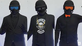 GTA 5 - 5 Easy Tryhard outfits tutorial #54 (Black outfits 2022)