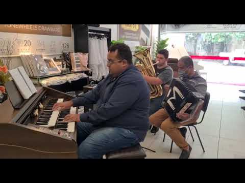 LANÇAMENTO  YX 800 ORGANIST LOJA TECLASOM - Hino 134 H5 CCB + Accordeon + Tuba HS 3/4 TB4