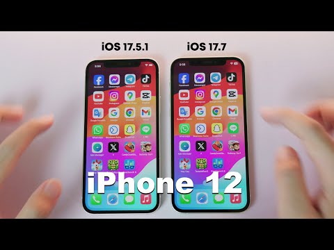 iPhone 12 iOS 17.7 vs iOS 17 Speed Comparison – It’s fast?