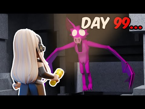 I Survived In A BAT CAVE In 99 Nights In The Forest...