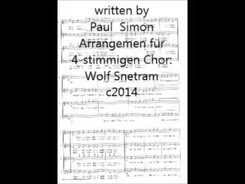 The Sound Of Silence* 4-stimmiger Chorsatz