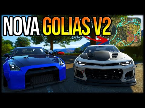 Forza Horizon 4 - NOVA GOLIAS V2 com CARROS de ROLETA