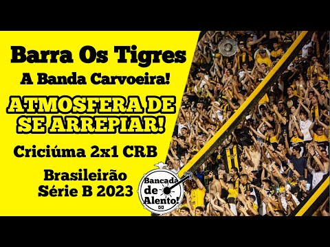 ARREPIA: ATMOSFERA DA BANDA CARVOEIRA - Os Tigres (Criciúma) - Bancada de Alento! #1