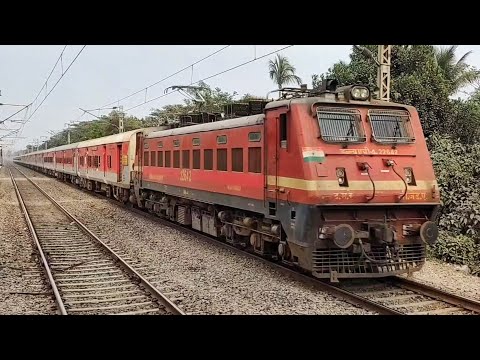 First Inaugural LHB Run of 12768 Santragachi Hazur Sahib Nanded