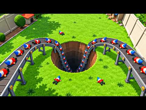 I built a factory that feeds people to a hole
