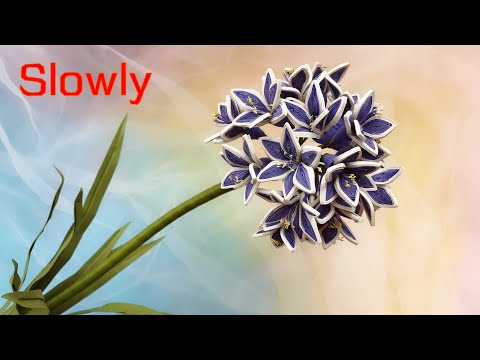 ABC TV | How To Make Agapanthus Paper Flower (Slowly) | Paper Quilling - Craft Tutorial
