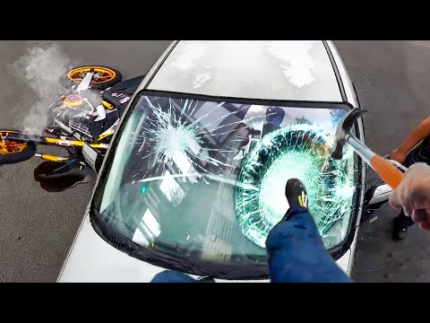 ULTIMATE MIRROR SMASH COMPILATION | BIKERS SMASHING MIRRORS FOR 20 MINUTES