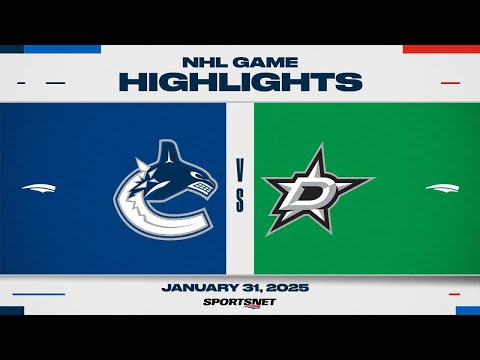 NHL Highlights | Canucks vs. Stars - January 31, 2025