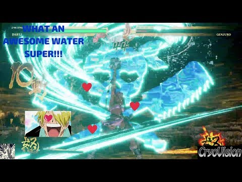 WHAT AN AWESOME WATER SUPER!!! DARLI DAGGER vs GENJURO KIBAGAMI Samurai Shodown