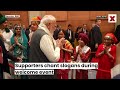 Video | PM Modi Receives Grand Welcome From Indian Community in Oslo, Norway | NewsX #pmmodi - Video