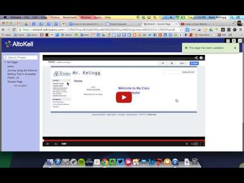 How to embed wikispaces