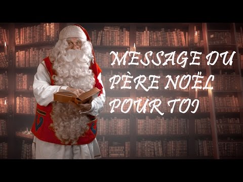 Message du Père Noël aux enfants 🎅 vidéo sur vrai Papa Noël et rennes en Laponie Finlande Rovaniemi
