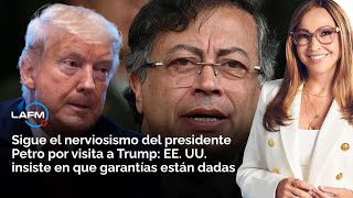 Sigue nerviosismo de Gustavo Petro por su visita a Trump: EEUU insiste en que garantías están dadas