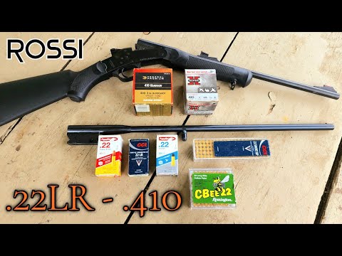 Rossi .22lr .410 Matched Pair Combo Review & Shoot (Youth)