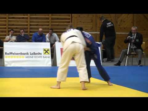 Judo ÖM 2013 -57kg Schinkinger L. vs Zeltner T.
