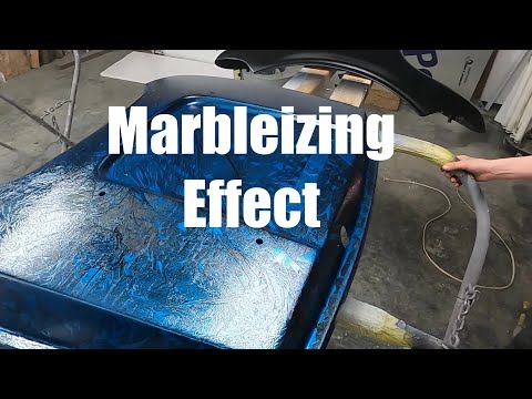 How to Create a Custom Marbleized Effect with Paint
