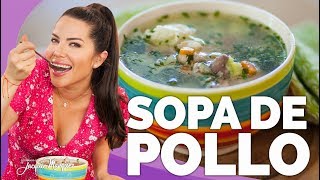 SOPA DE POLLO SANADORA | SOPA DE LA ABUELA - Jacquie Marquez