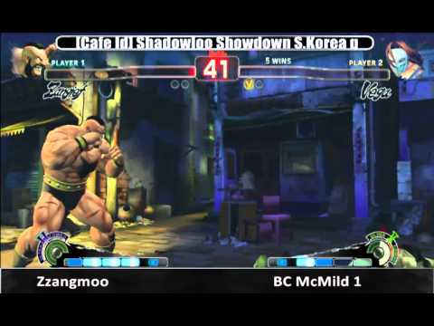 South Korea Shadowloo Showdown 2012 Qualifier - Zzangmoo [Zangief] Vs BC McMild [Vega]