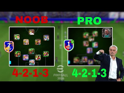 🔥🥵OP PRO 4-2-1-3 BEST FORMATION LONG BALL COUNTER 💥IN EFOOTBALL 26 !