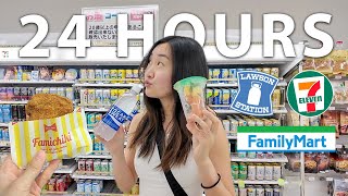 Eating ONLY Convenience Store Food in JAPAN for 24 HOURS šÆšµ