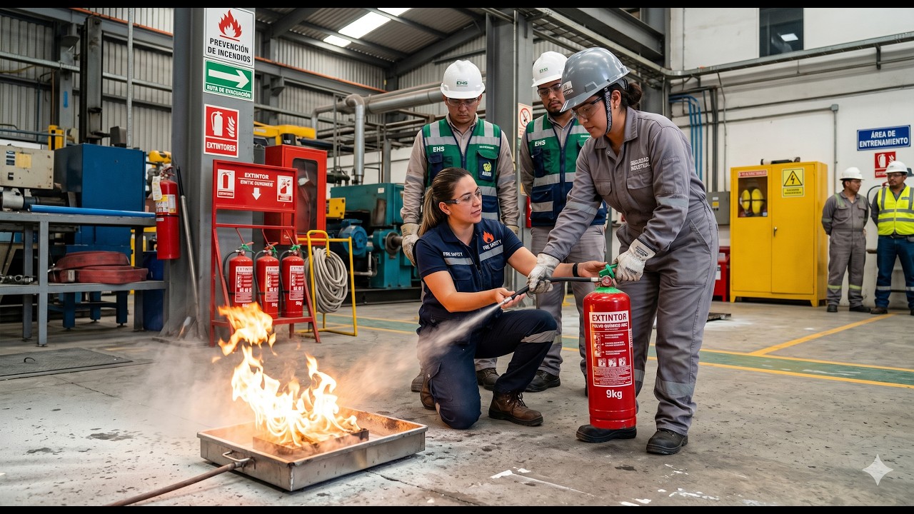 Curso de Prevención de Incendios NOM-002-STPS — Israel Valdez SafetyIsab Academy