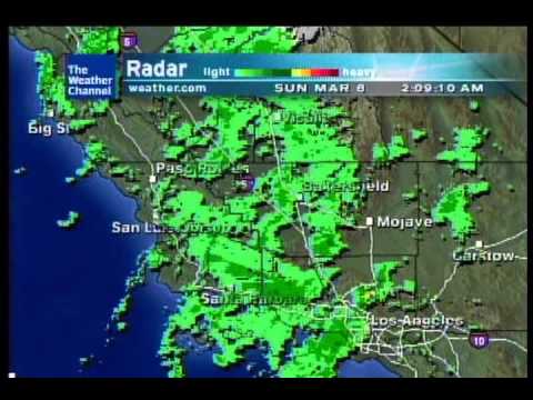 WeatherStar XL - California meets El Niño 3/6/2016 2:08AM PT