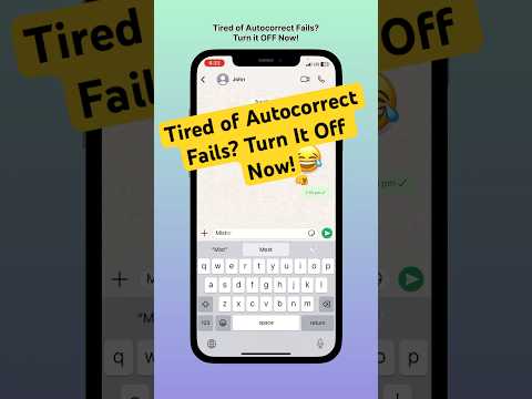 No More Awkward Texts! Fix Autocorrect Once and for All. #shorts #iphone