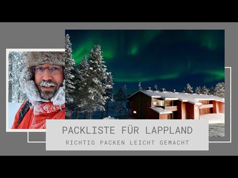 Winter holiday in Lapland - packing list for winter in Finland, Norway and Sweden