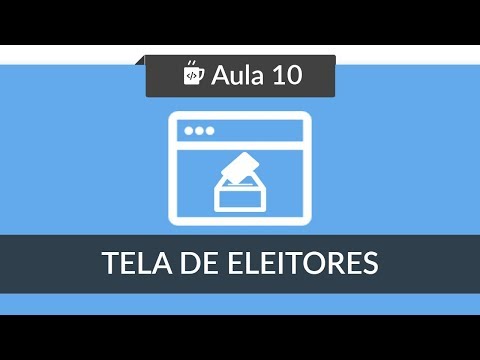 Projeto Urna Criando Interface Gráfica Java 10 Criando tela de Eleitores